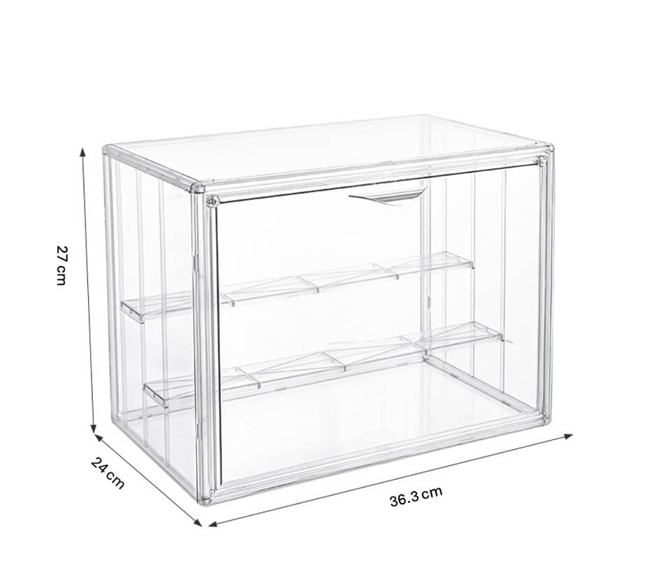 Stackable Collectible Display Box with Magnetic Closure Shoes Box
