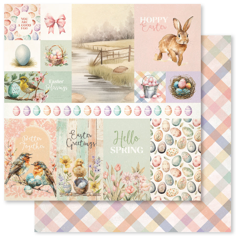 Easter Memories A 12 x 12 Paper (12 pc Bulk Pack) 33972 — Ecstasy Crafts