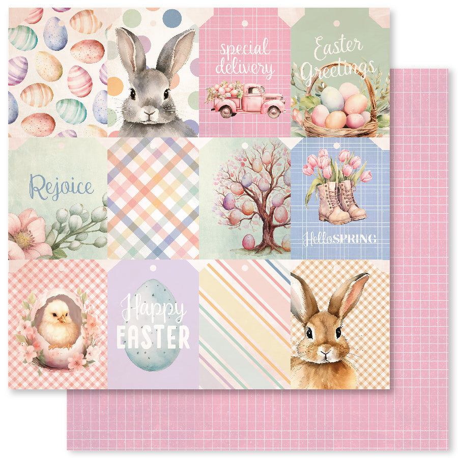 Easter Memories Basics A 12 x 12 Paper (12 pc Bulk Pack) 33993 — Ecstasy Crafts