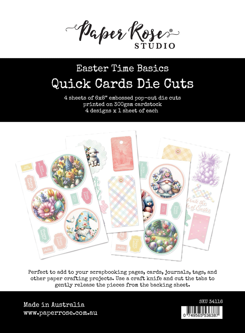 Easter Time Basics Quick Card Die Cuts 34116