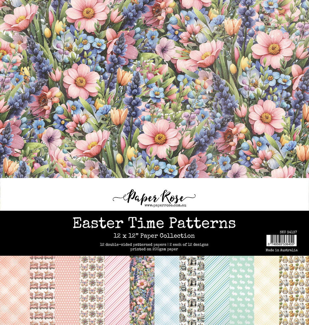Easter Time Patterns 12x12 Paper Collection 34137 — Ecstasy Crafts
