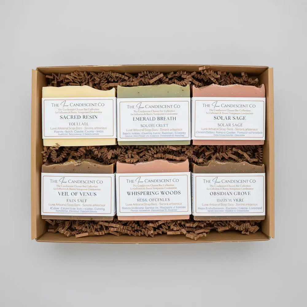 The Candescent Cleanse Bar Collection - Luxury Artisan Soap Bars - Essential Oil Bundle