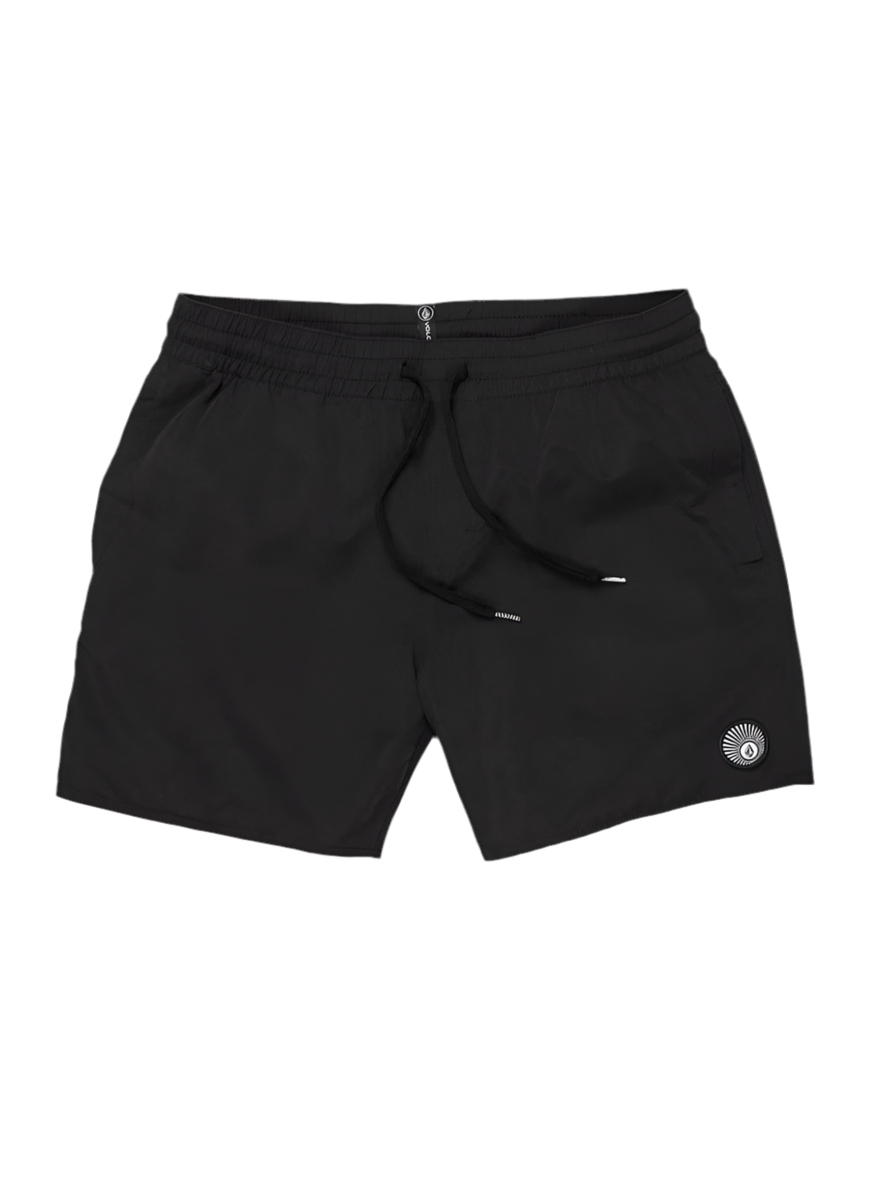 Shorts à taille élastique 'Lido' de Volcom - Noir