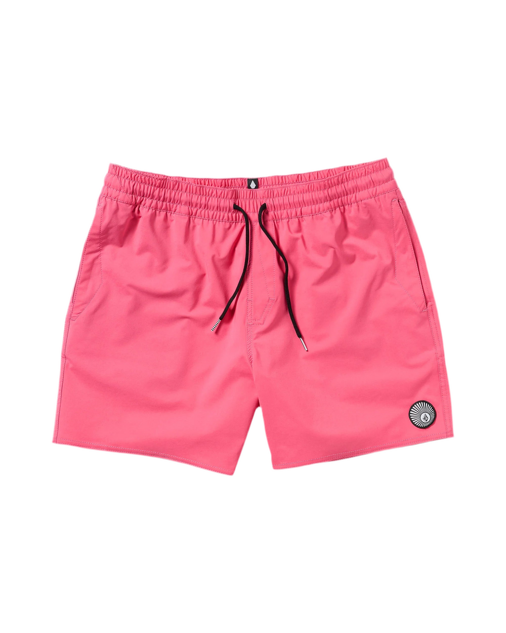 Shorts de bain Volcom 'Lido Solid Trunk 16' - Rose