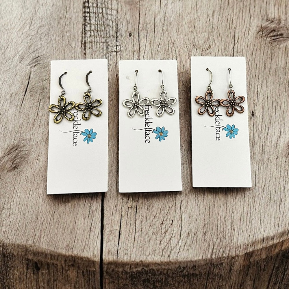 Boucles d'oreilles Fleur Épanouie