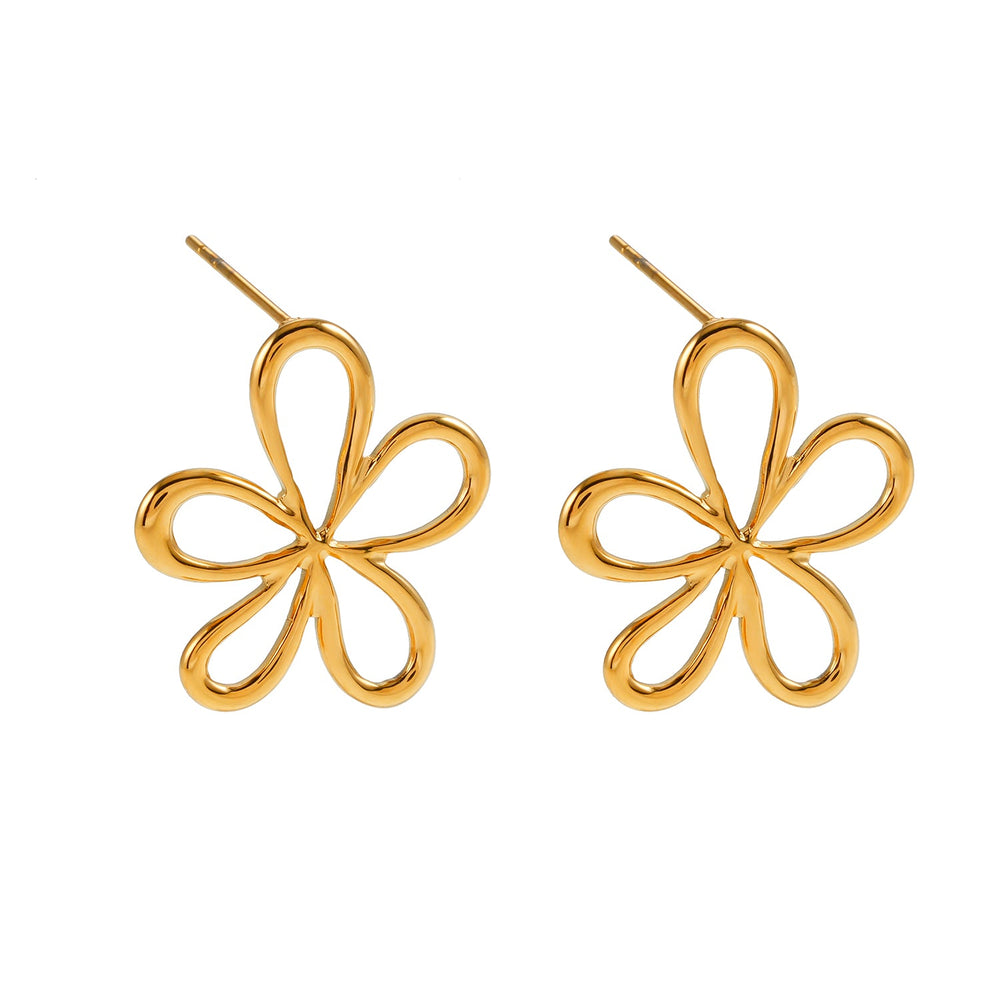 FIORI : Boucles d'oreilles à clous florales amusantes – Une touche d'élégance ludique