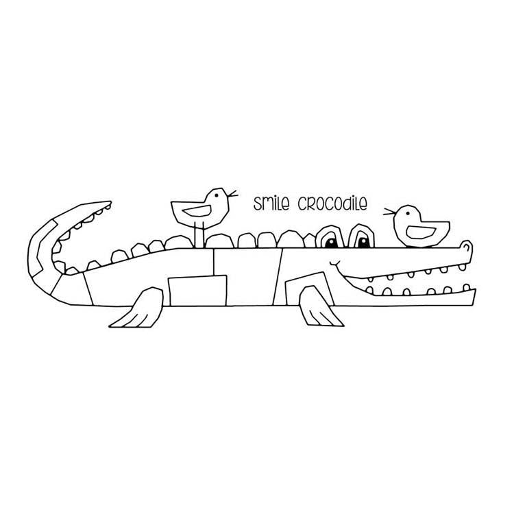 Woodware Clear Singles Crocodile Souriant