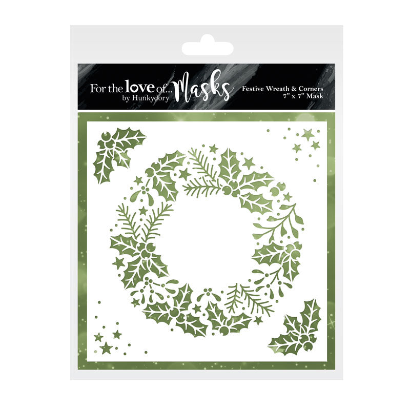Pour l'amour des masques - Couronne et coins festifs