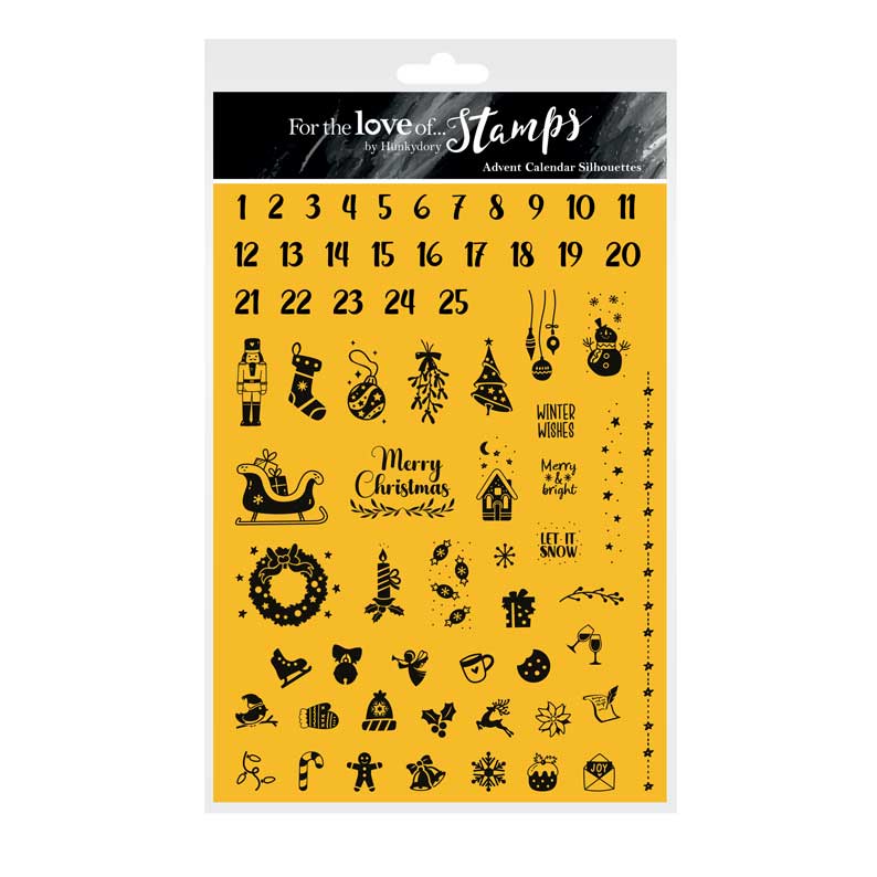 Pour l'amour des timbres - Silhouettes du calendrier de l'Avent