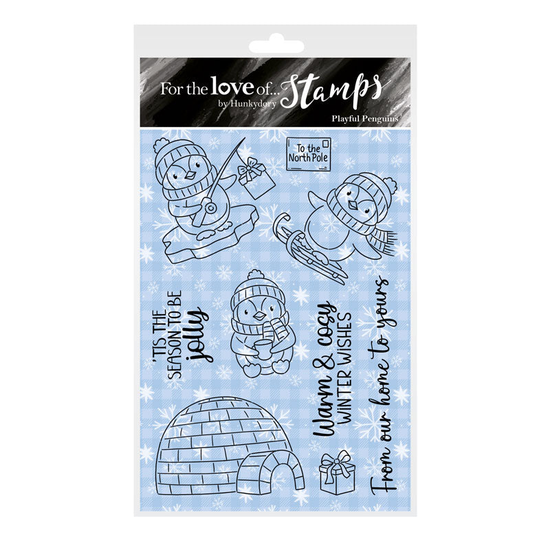 For the Love of Stamps - Playful Penguins — Ecstasy Crafts