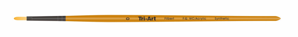 Pinceaux Tri-Art - Synthétique Court - WC/Acrylique - Filbert - 0