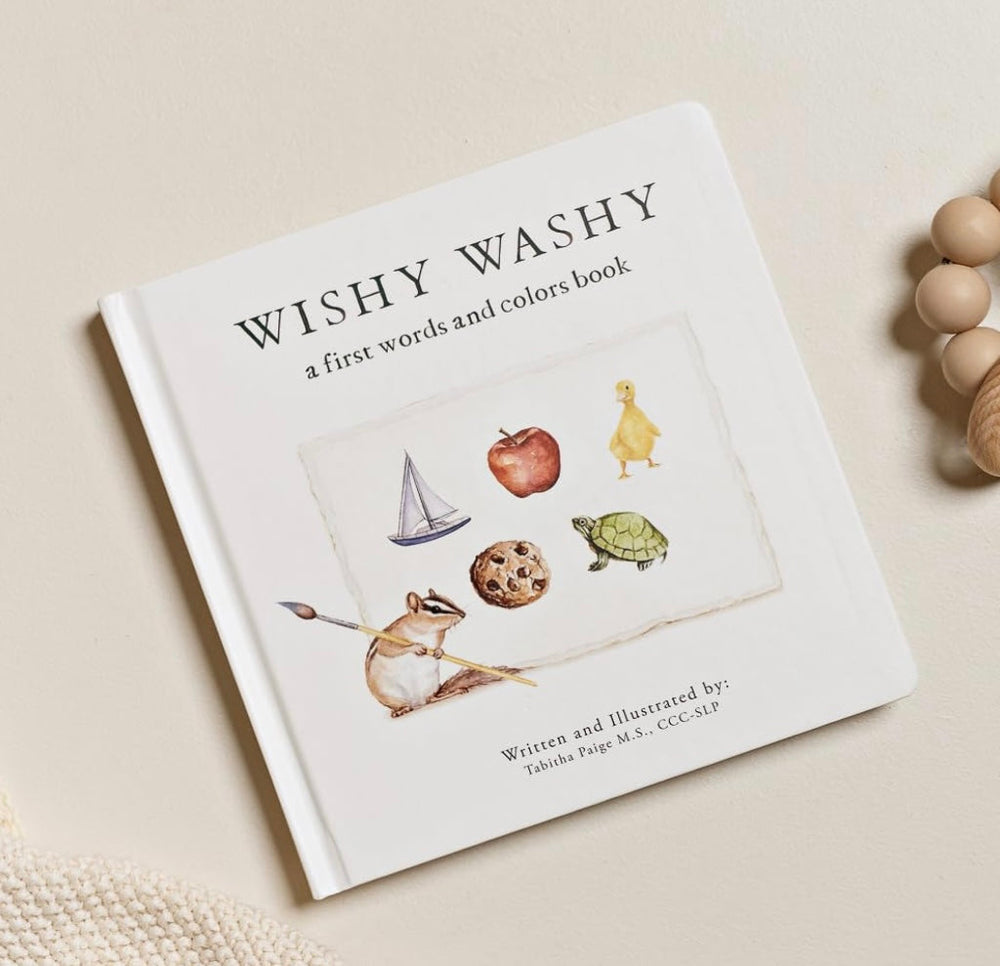 Wishy Washy: A Board Book of First Words and Colors for Growing Minds | Books