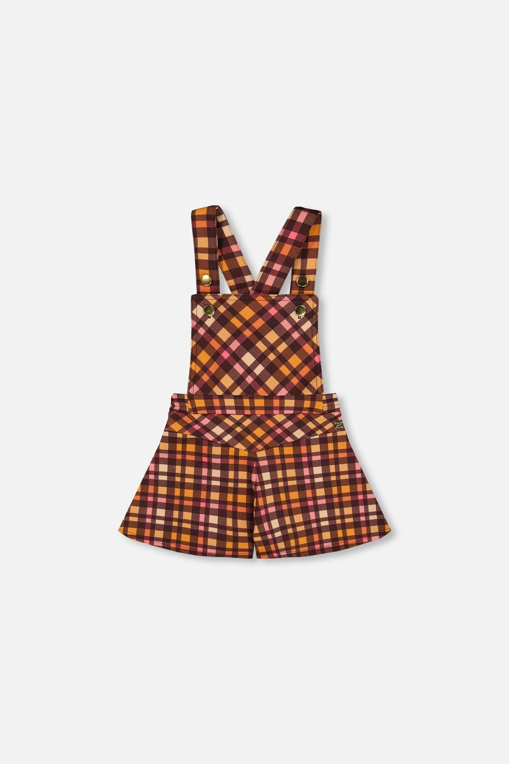 Milano Shortall Plaid Magenta And Brown
