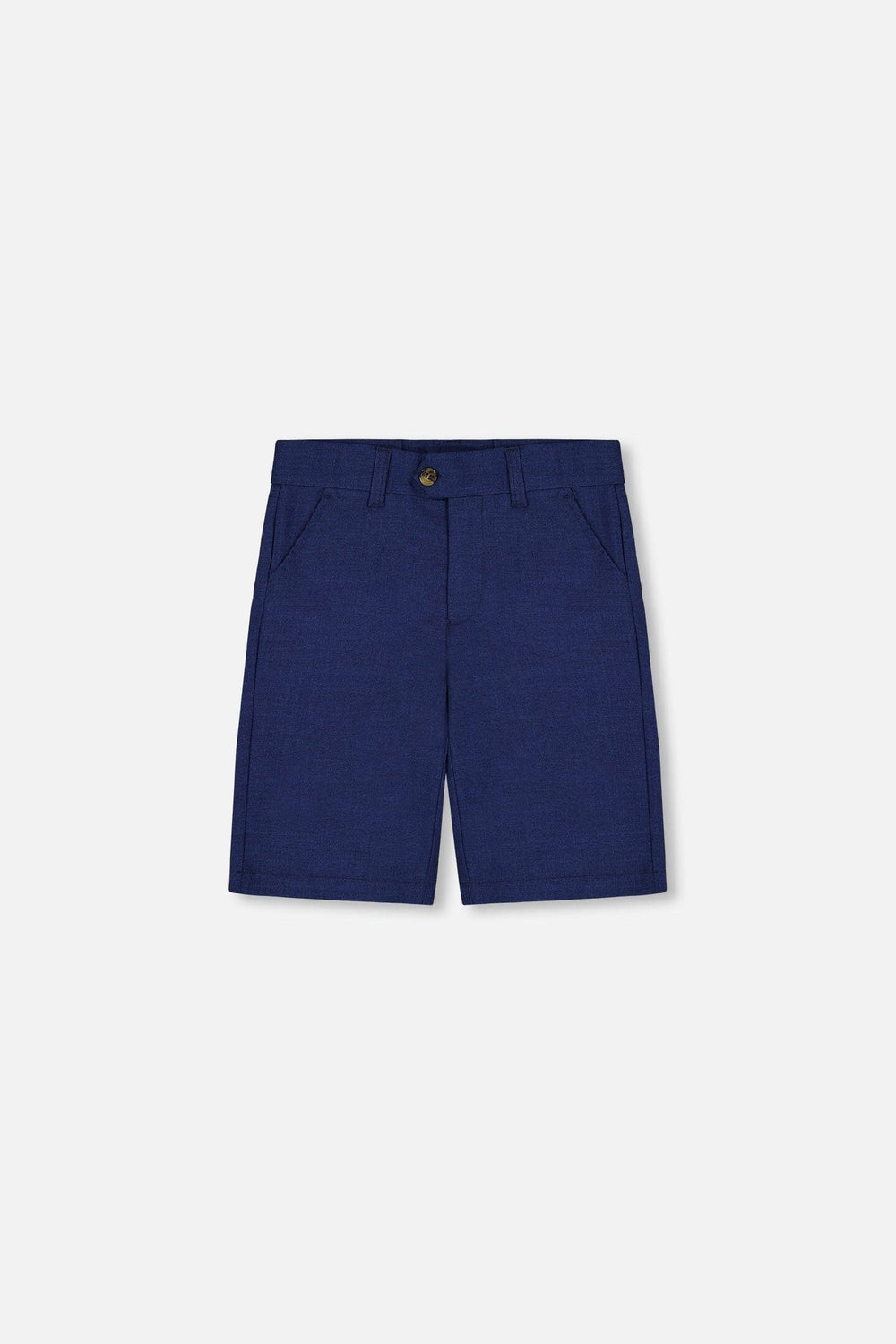 Short ample à poches obliques bleu marine
