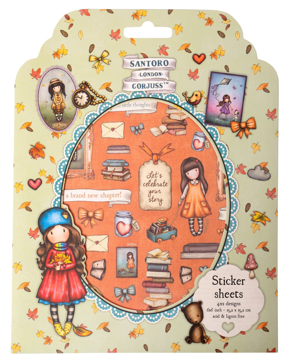 Feuilles d'autocollants GOR 4x2 Designs Essentials 152x152x2mm 8 SH nr.10