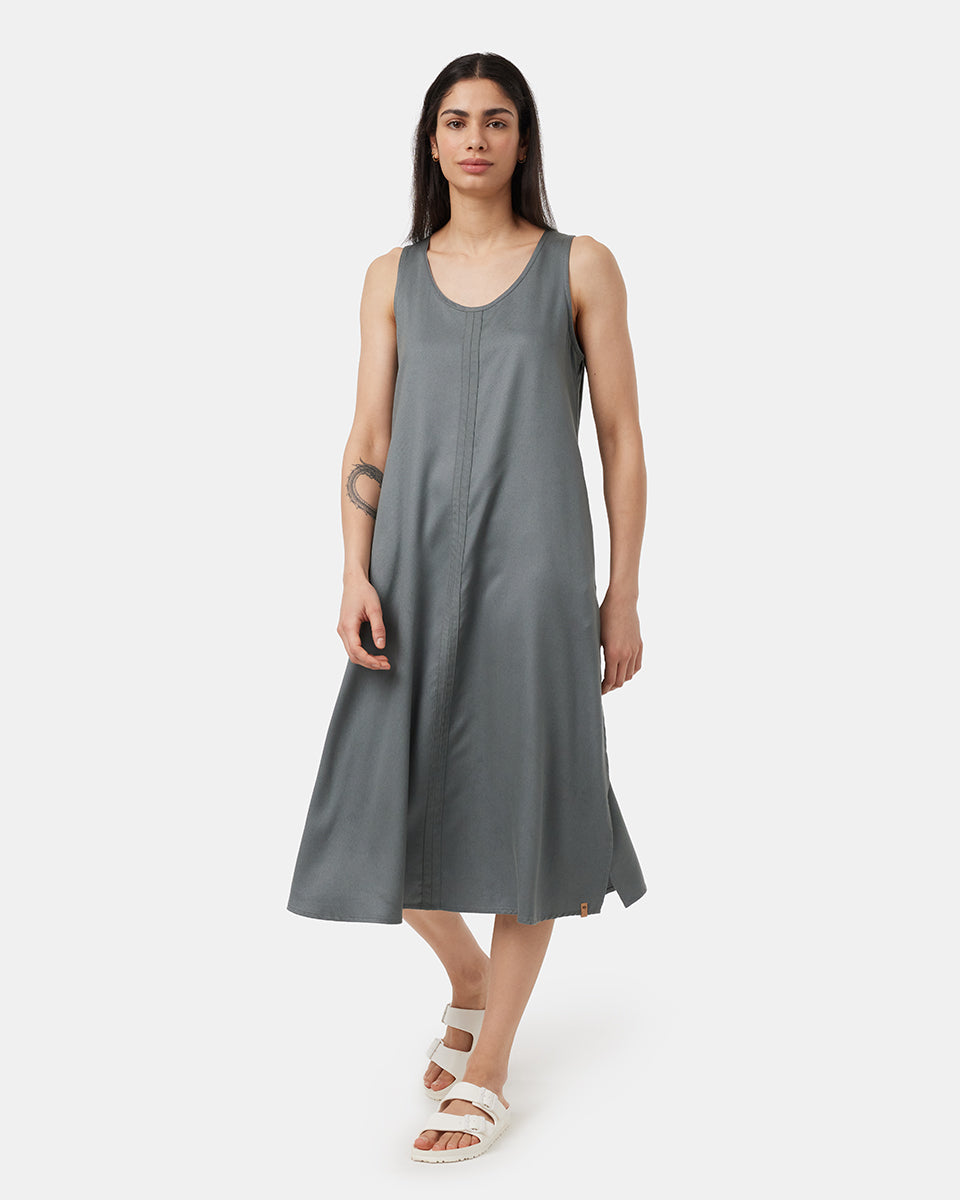 Robe midi en Tencel