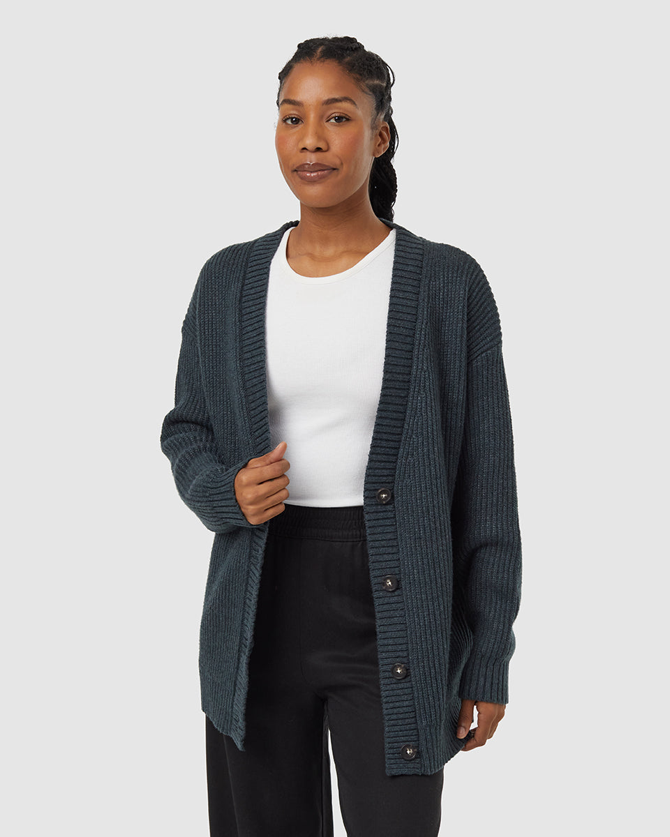 Cardigan ample à boutons Highline