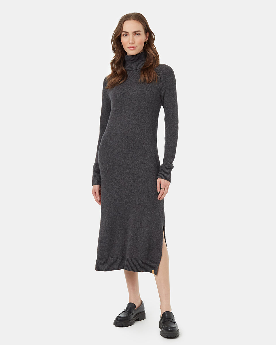 Robe longue col roulé Highline