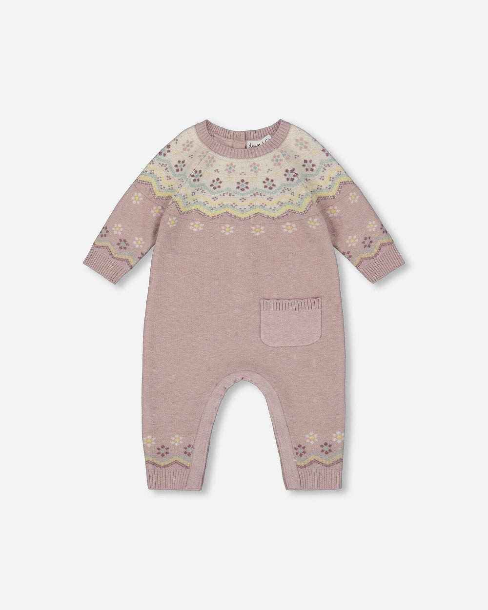 Barboteuse Jacquard Souvenir Lilas