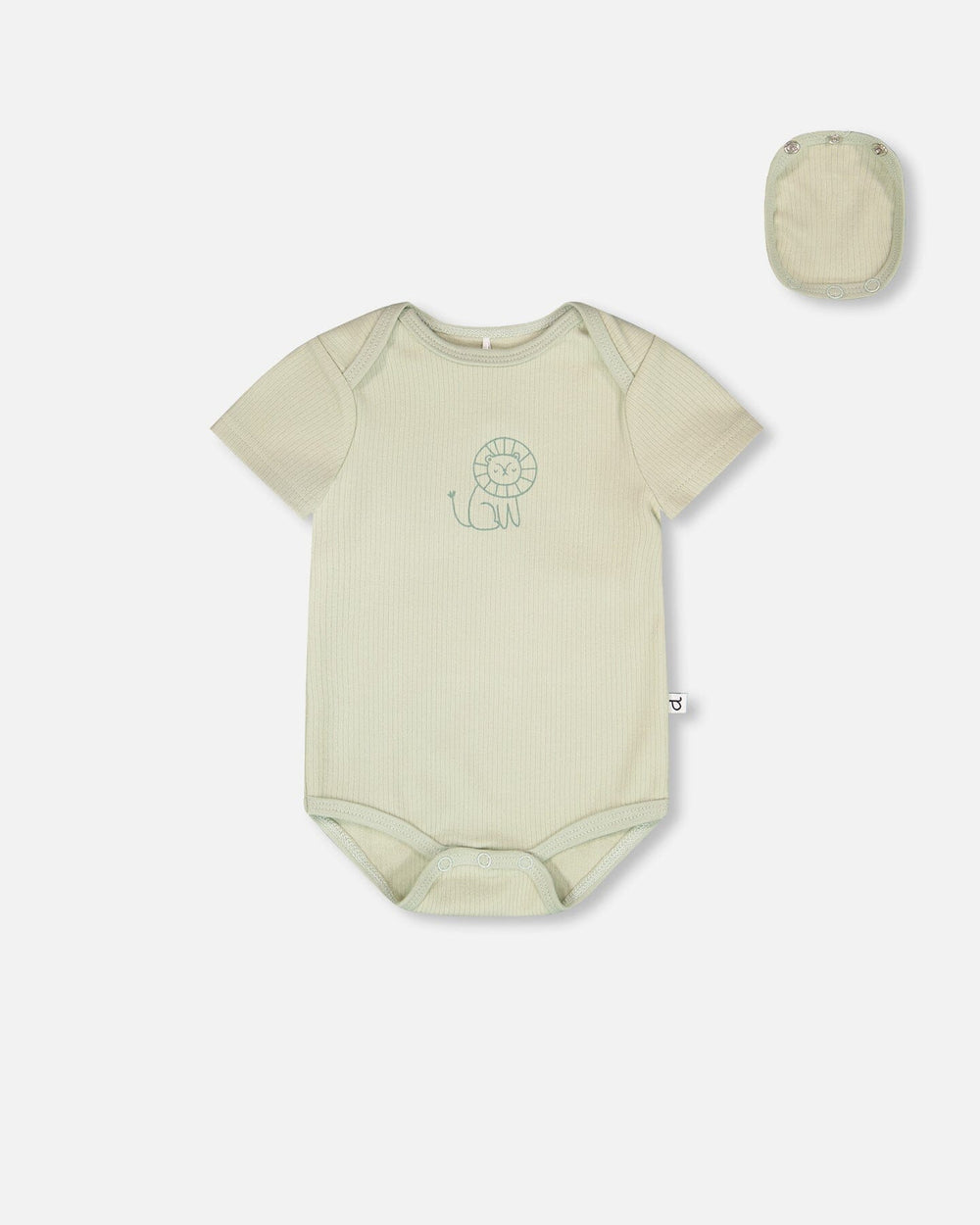 Evolutive Jersey Onesie Sage Green — Deux par Deux