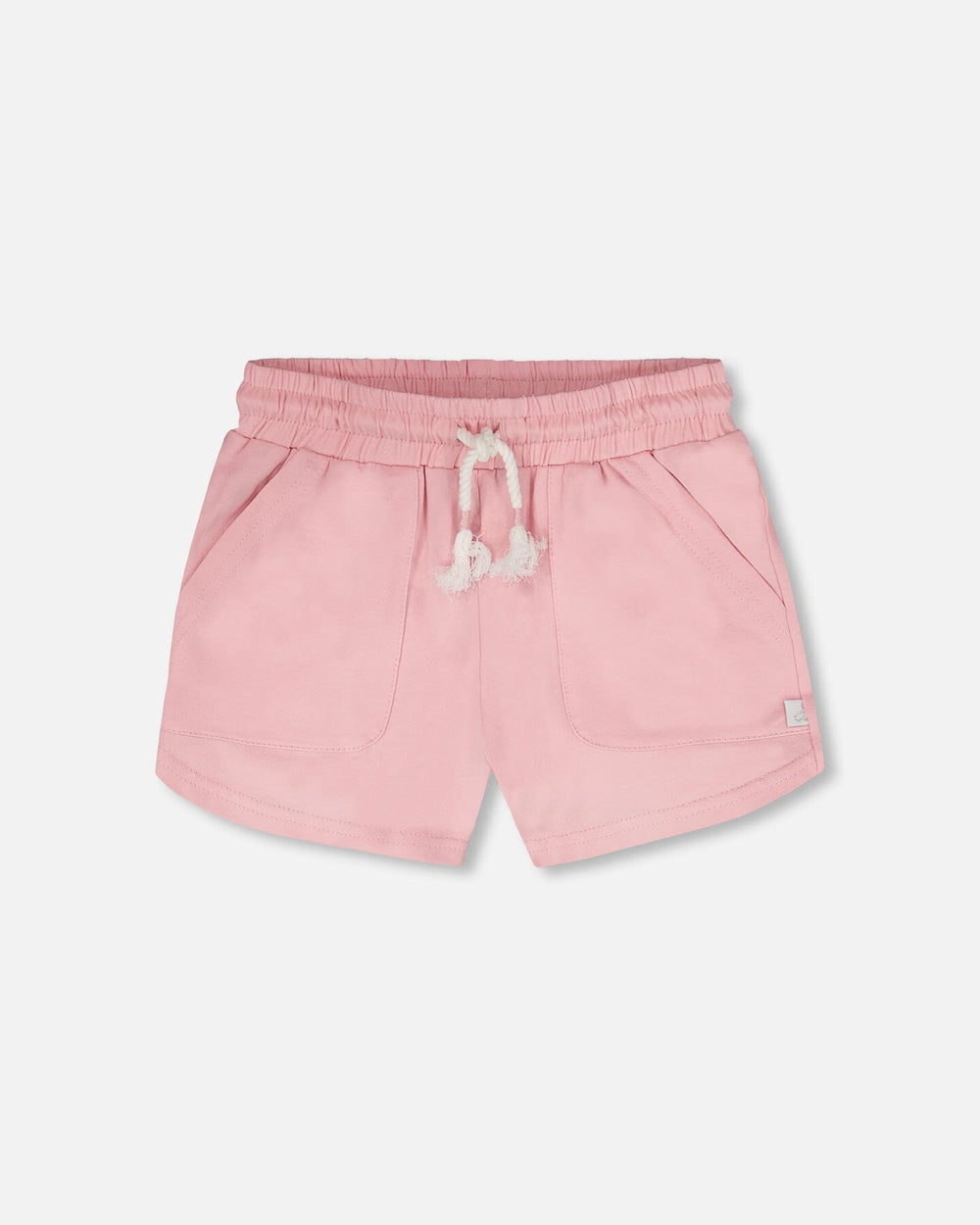 Organic Cotton Jersey Shorts Dusty Pink — Deux par Deux