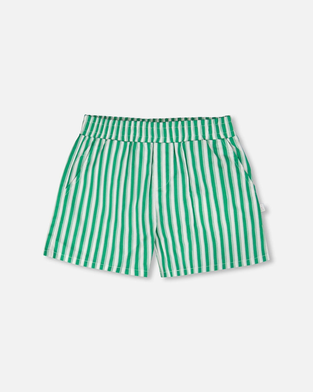 Striped Shorts Green