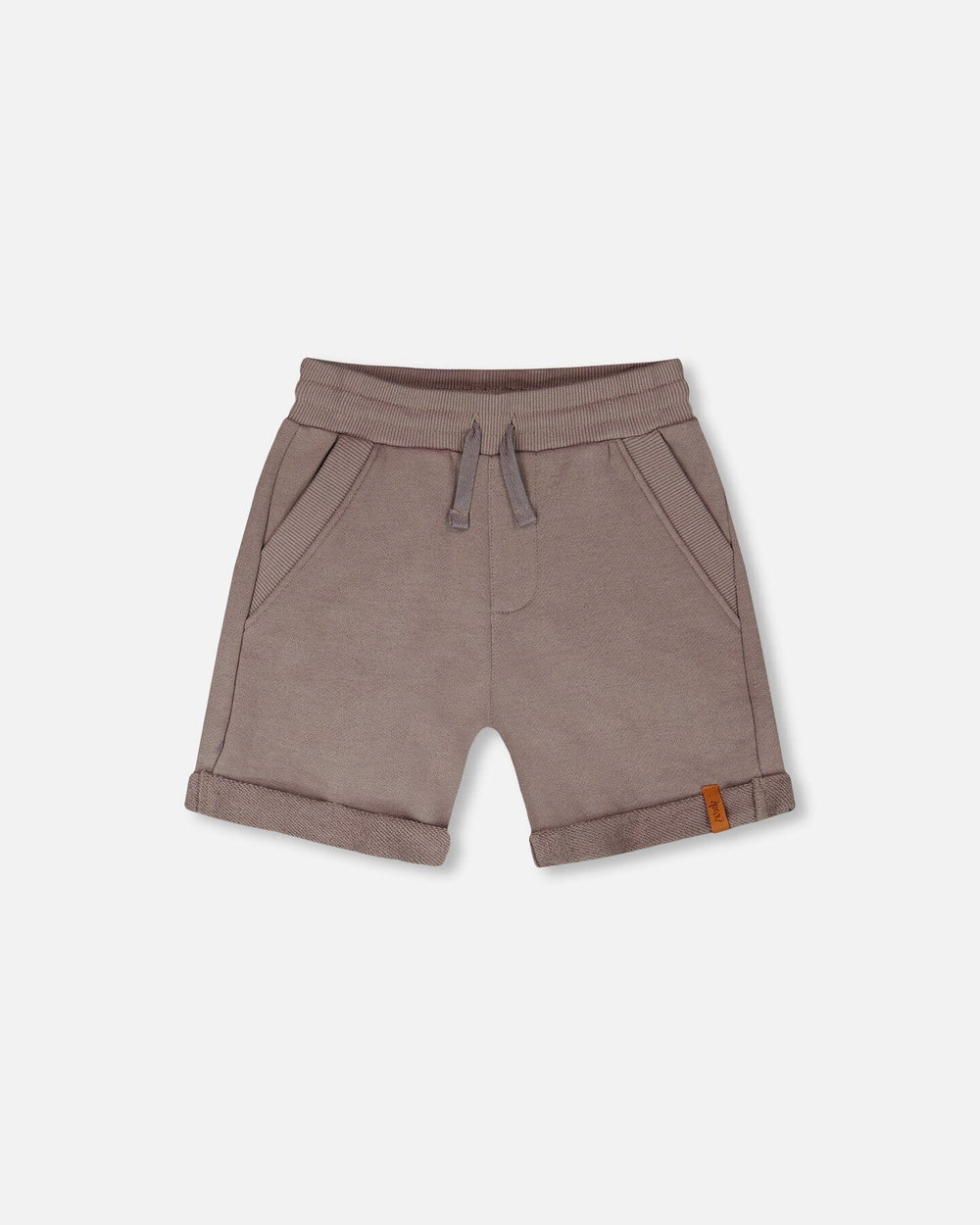 French Terry Shorts Taupe — Deux par Deux