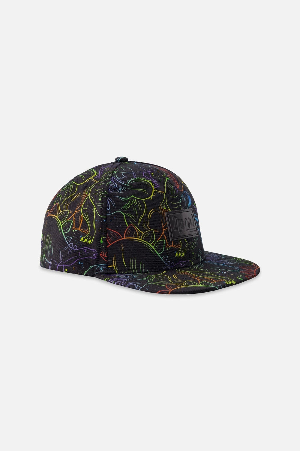 Casquette imprimé dinosaure noir