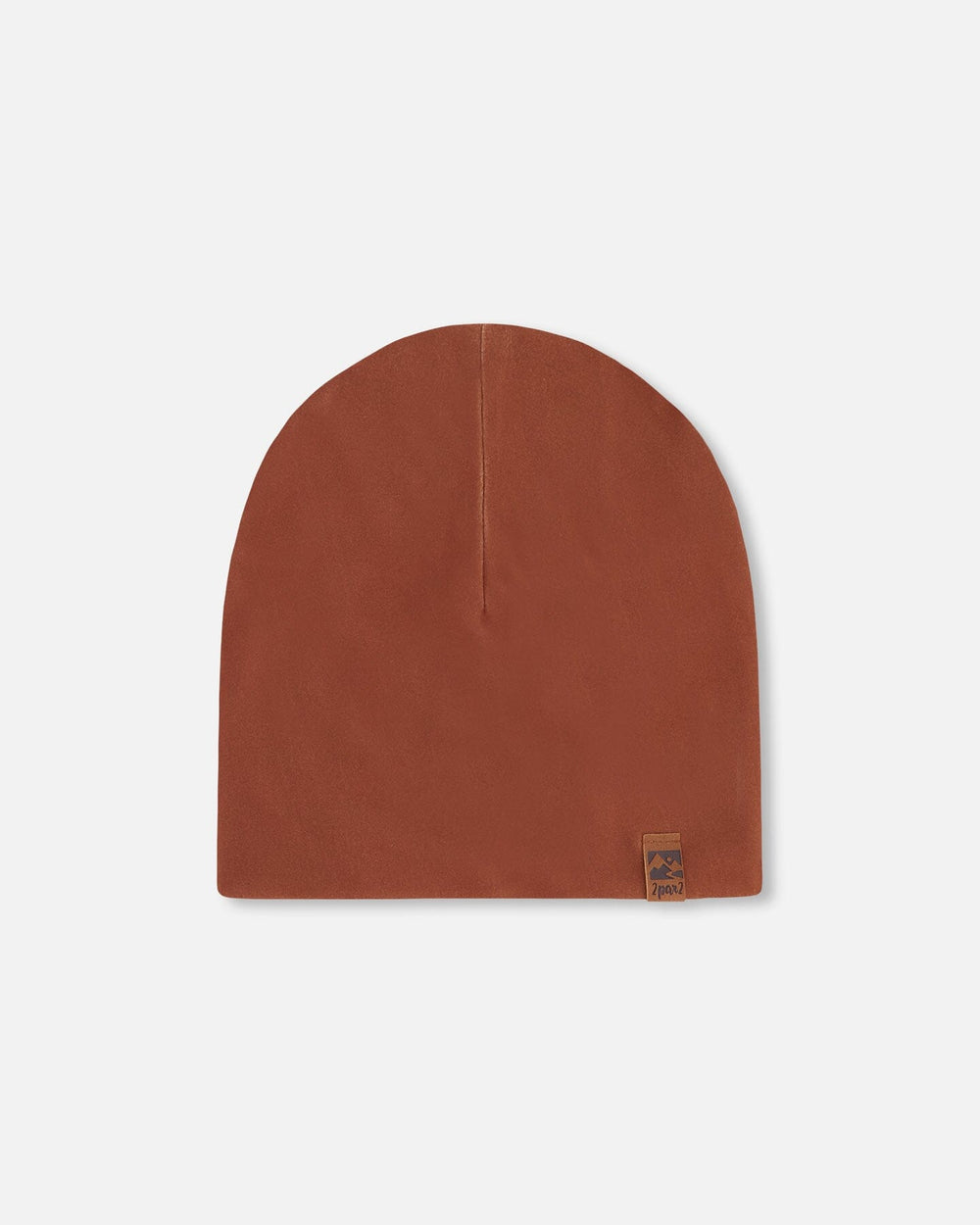 Bonnet en jersey extensible marron