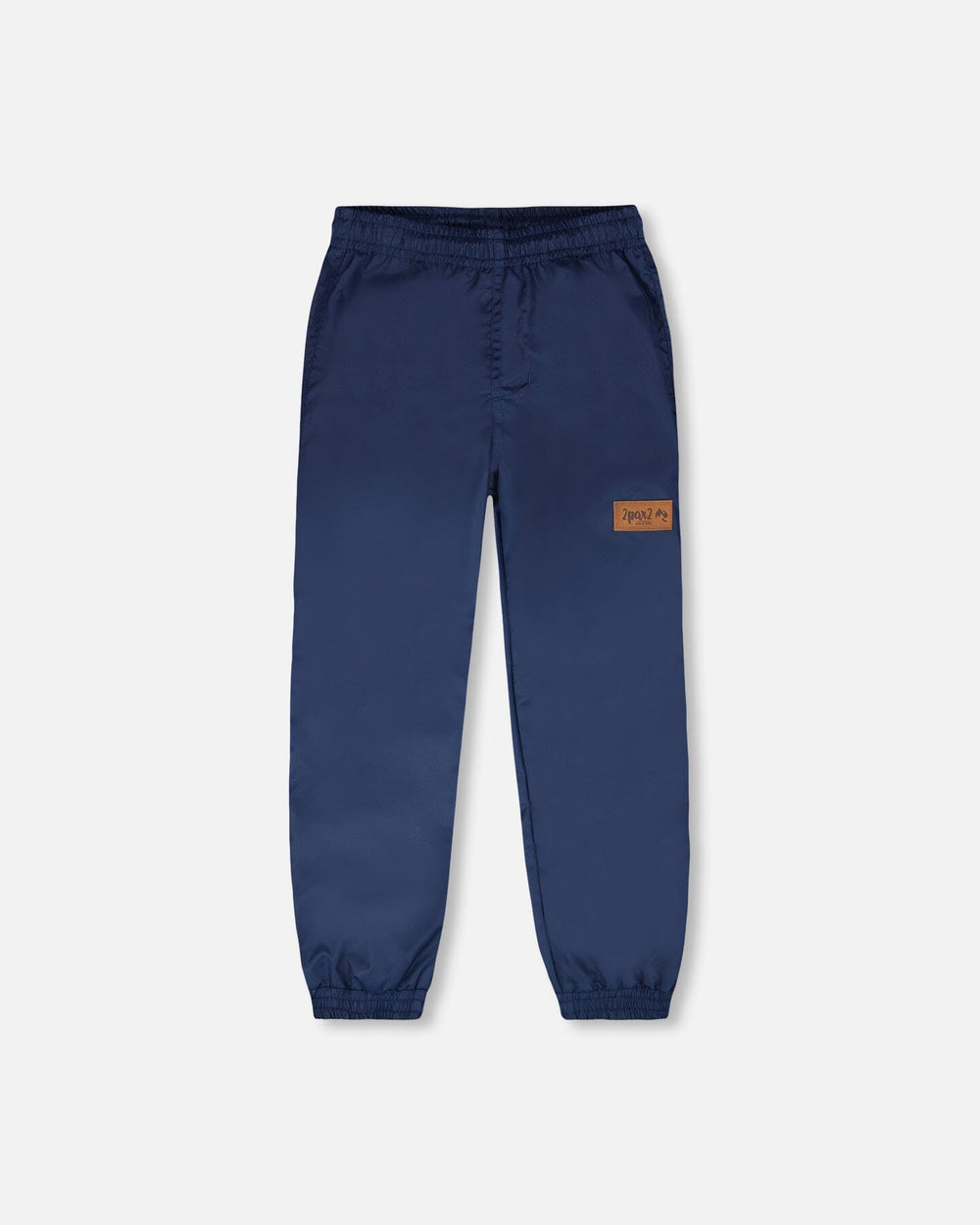 Pantalon de pluie en polyester recyclé bleu marine