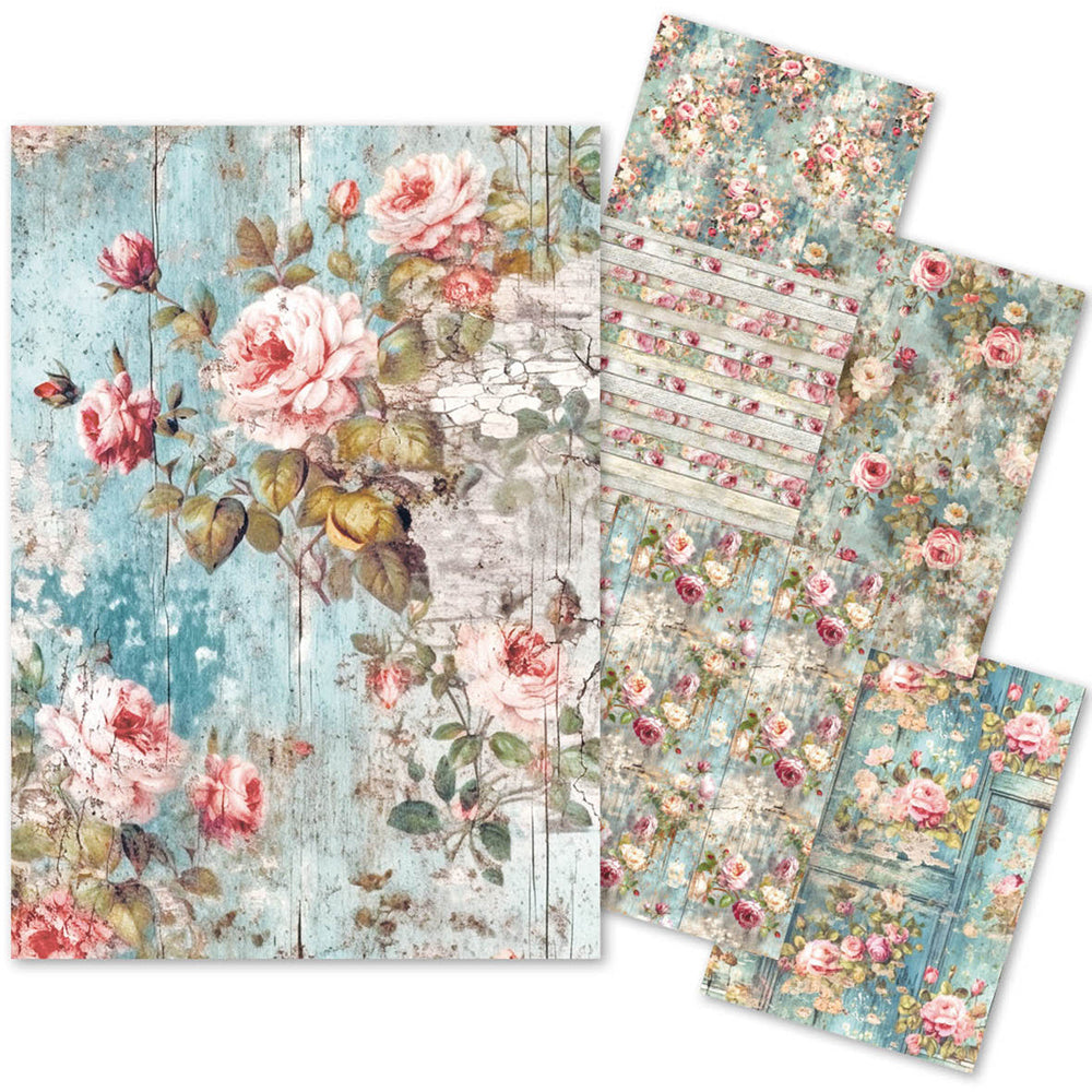 Tissue Paper A4 6/Pkg My Secret Garden
