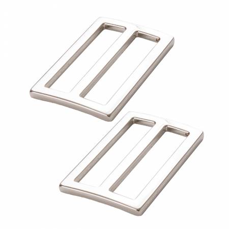Slider Widemouth 1-1/2in Nickel Set of Two — Cottage Quilting Ltd.