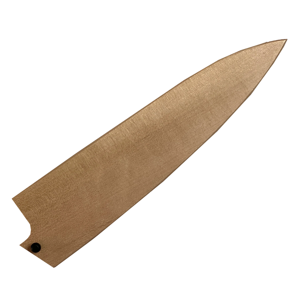 Saya en bois Ginza Steel Magnolia pour couteaux Gyuto/Santoku de 200 mm