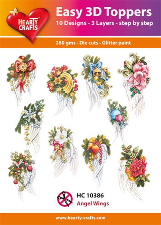 Hearty Crafts Ailes d'ange 3D faciles à assembler