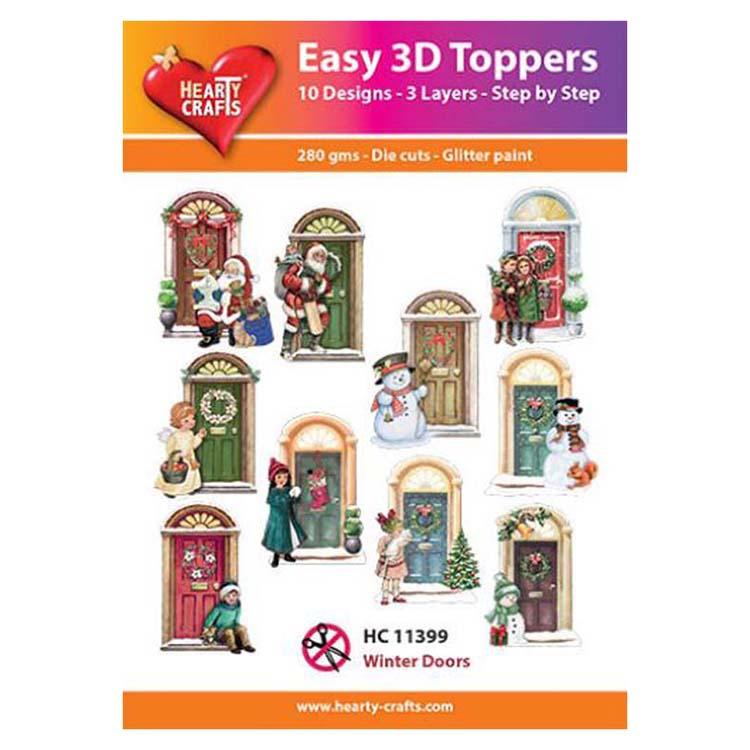 Hearty Crafts Easy 3D Toppers - Winter Doors — Ecstasy Crafts