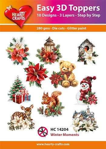 Hearty Crafts Easy 3D-Toppers - Winter Moments — Ecstasy Crafts
