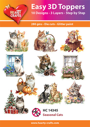 Easy 3D - Toppers Seasonal Cat — Ecstasy Crafts
