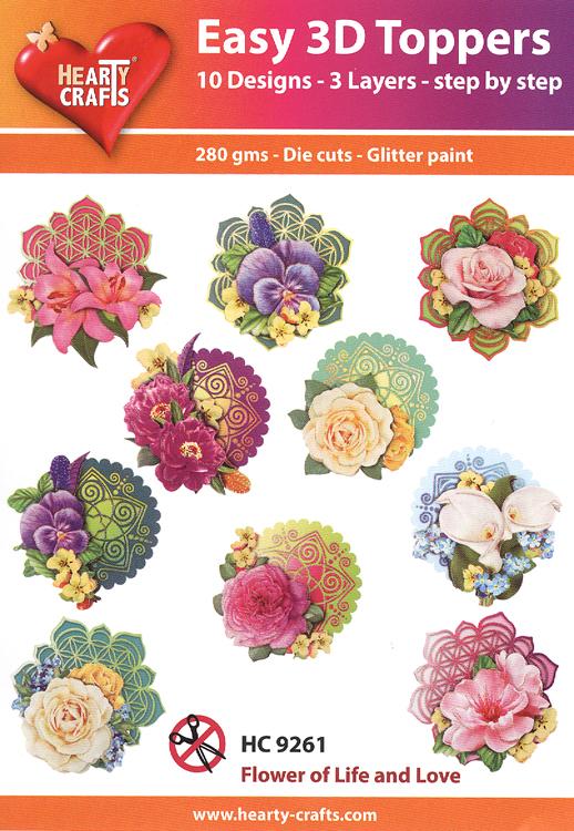 Easy 3D Toppers: Flower of Life and Love — Ecstasy Crafts