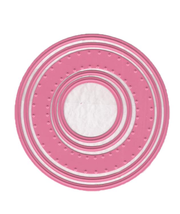 Matrices de découpe pour couture – Bonnes coutures cercle (5 pièces)