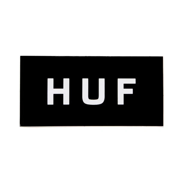 Autocollant 'Box Logo' HUF - Noir