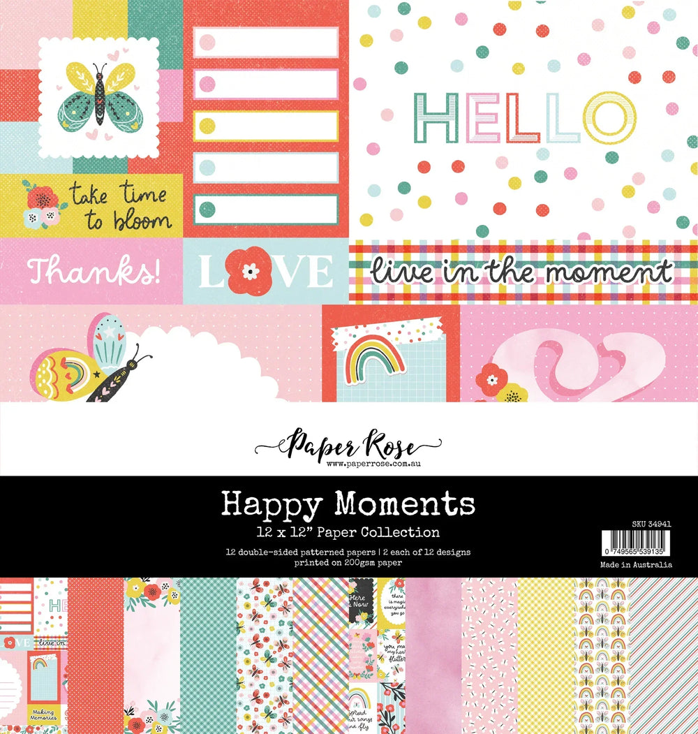 Collection de papiers Happy Moments 12x12 34941