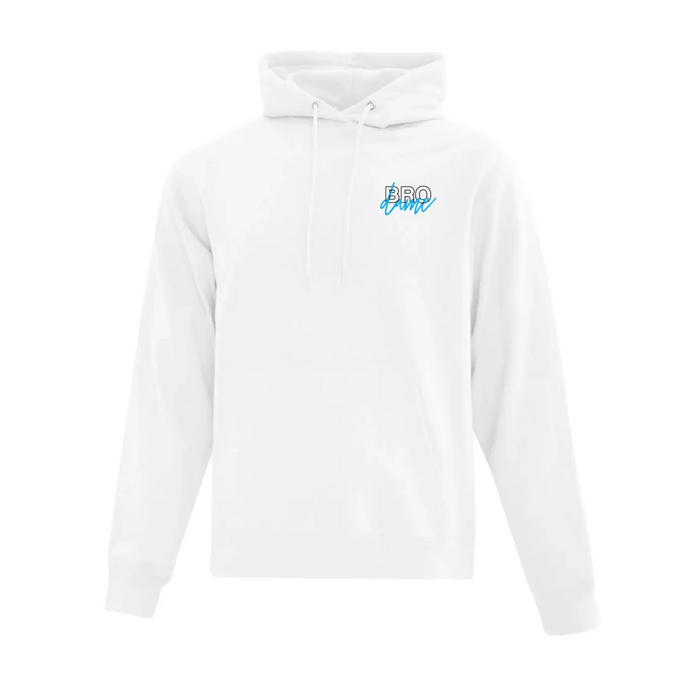 Hoodie "Brodame" cursive embroidered