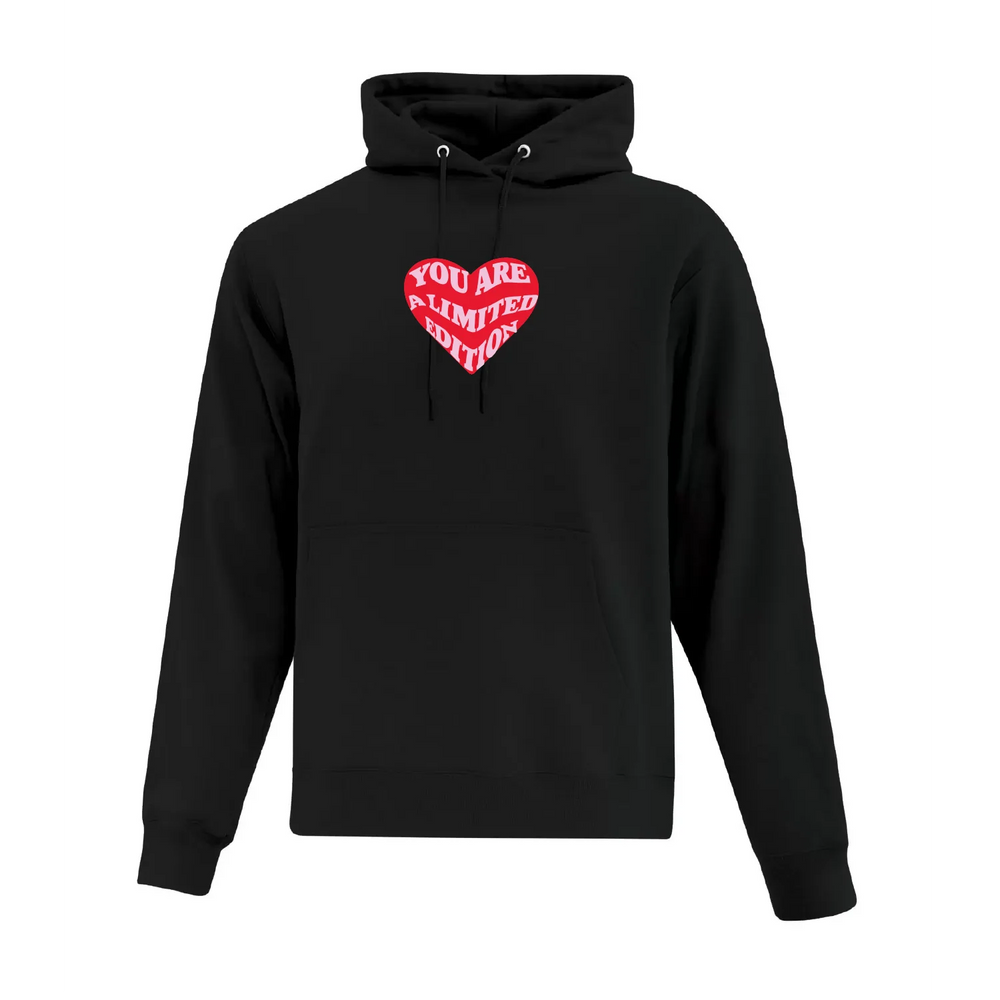 Hoodie "Tu es une édition limitée" brodé