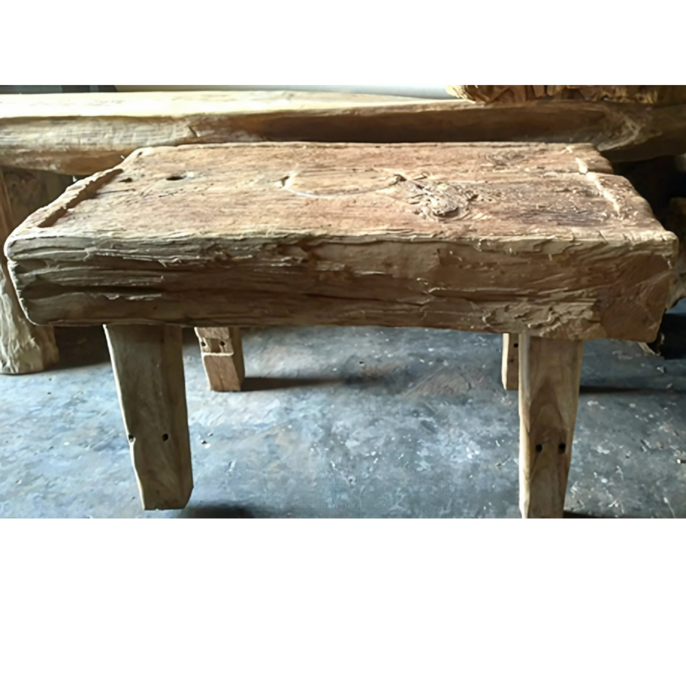 Recycled exotic wood coffee table
