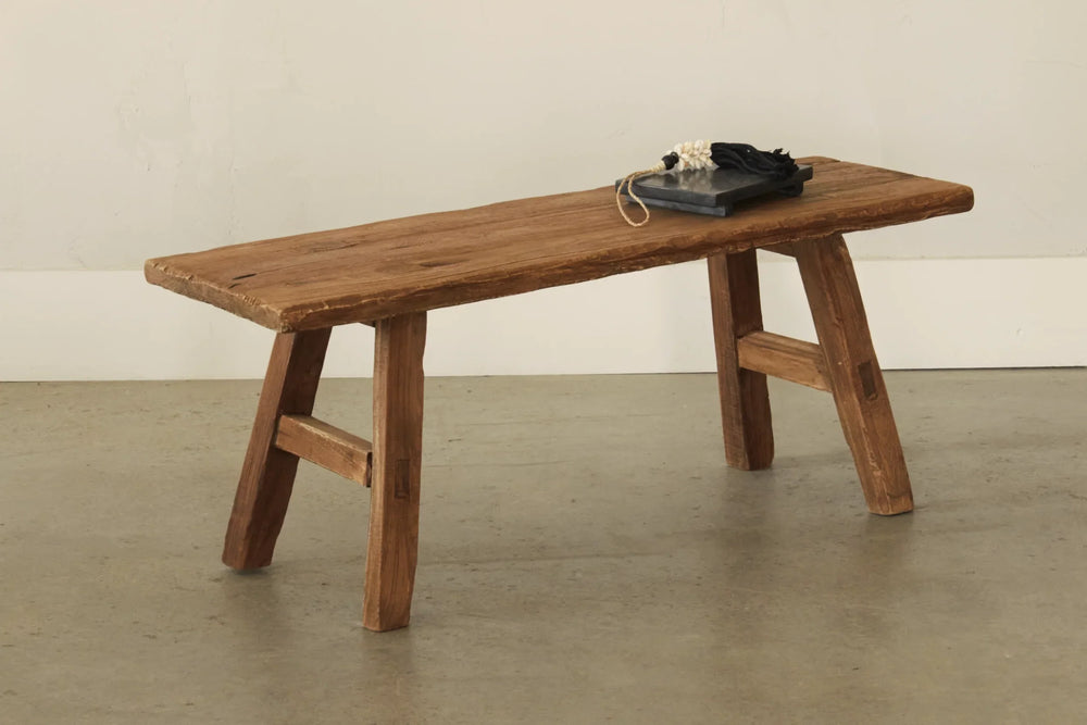 Vintage bench with A legs