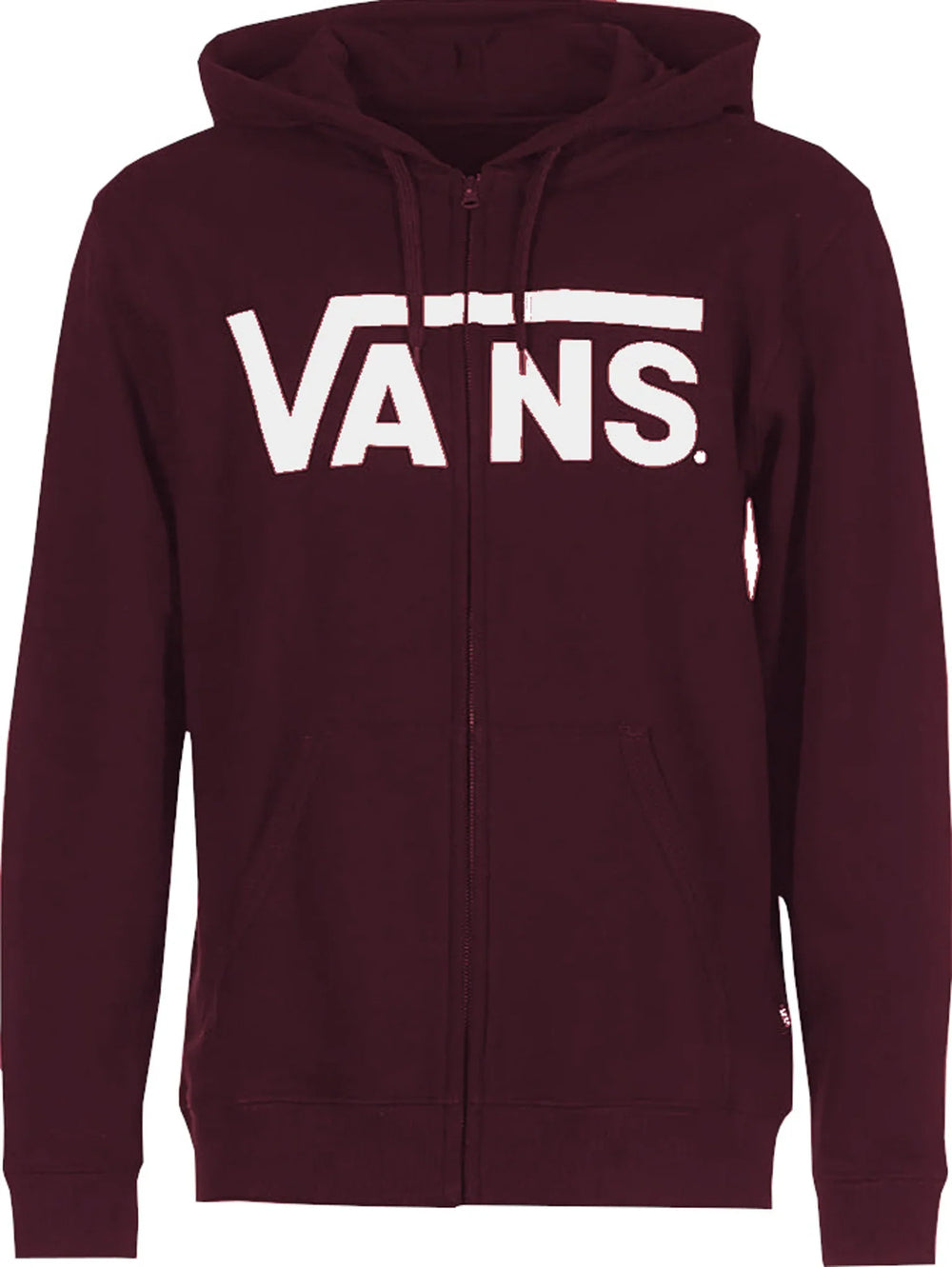 Vans 'Classic' Zip-Up Hoodie - Burgundy