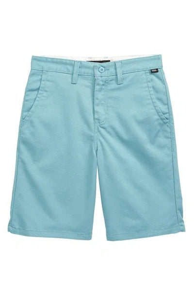 Vans 'Authentic' Sturdy Stretch Chino Shorts - Cameo Blue (KIDS)