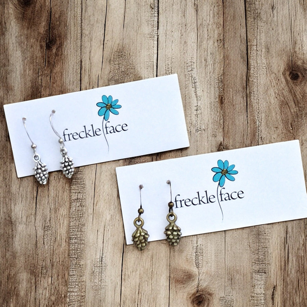Boucles d'oreilles Pomme de pin