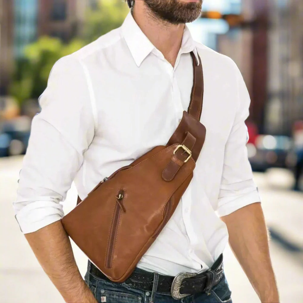 Sacoche en Cuir Faite à la Main de Qualité Supérieure | Sac à Dos | Sac Messenger Bandoulière