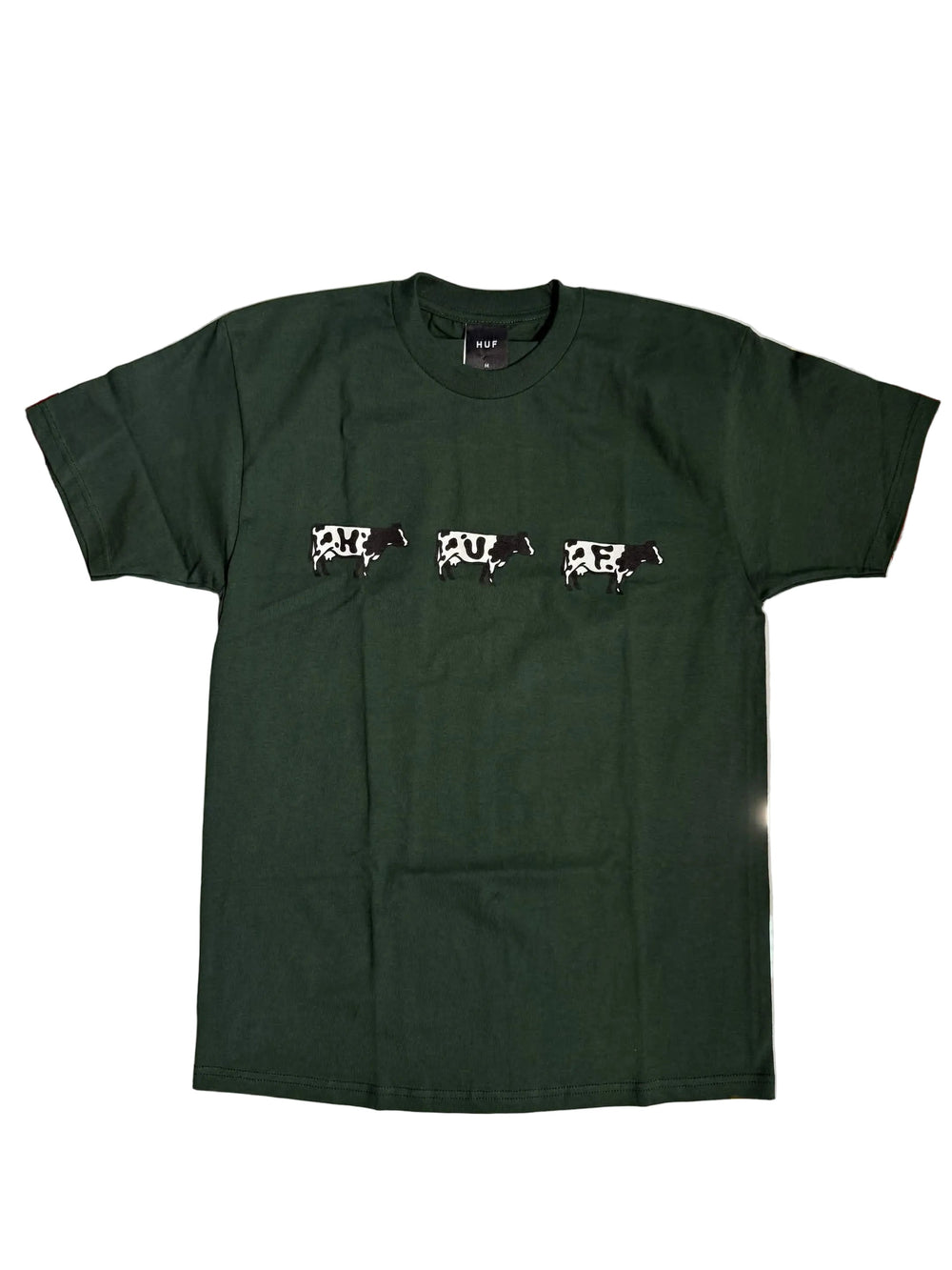 T-shirt HUF 'Moo' - Vert forêt